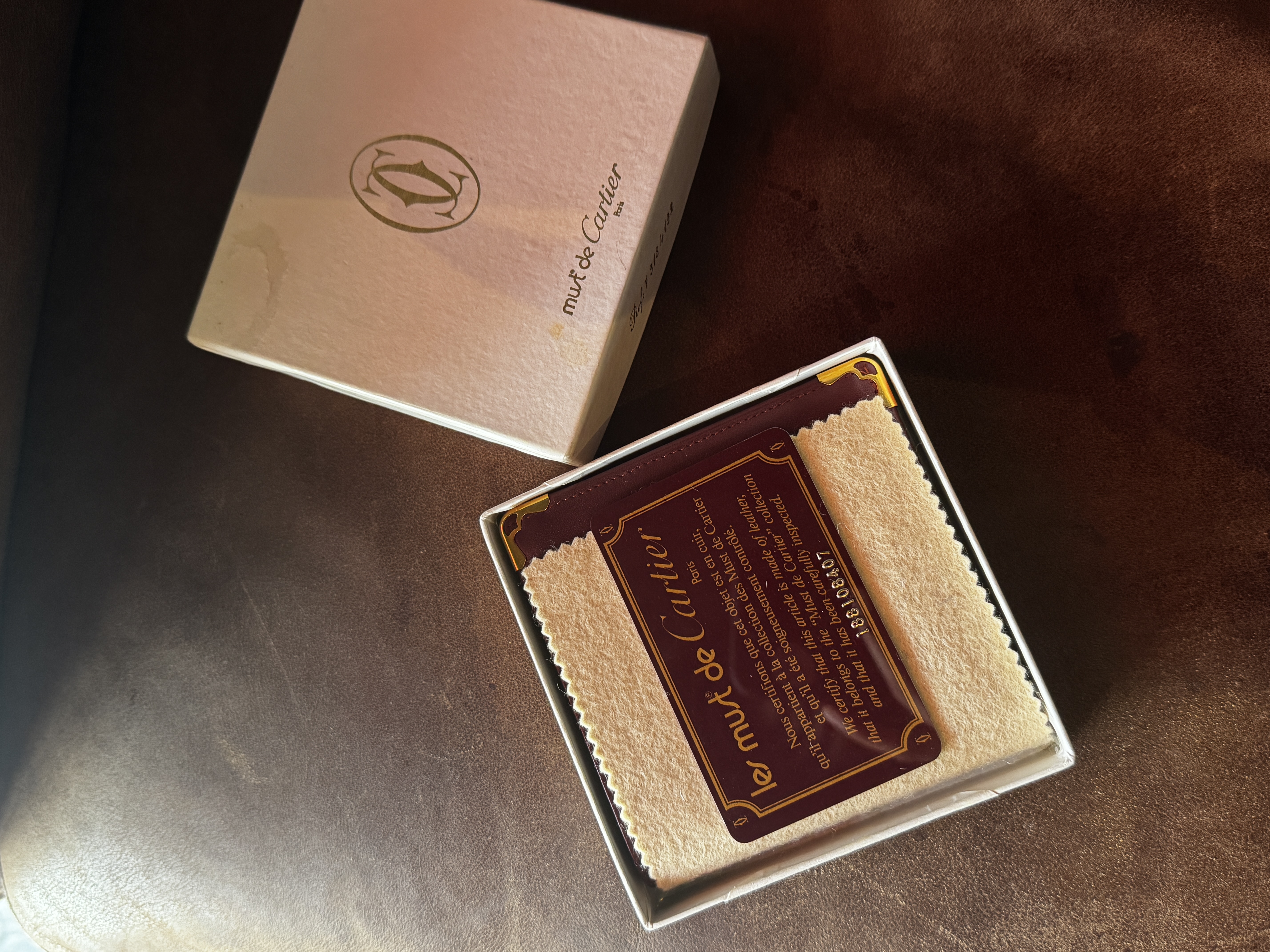 Vintage must de Cartier wallet