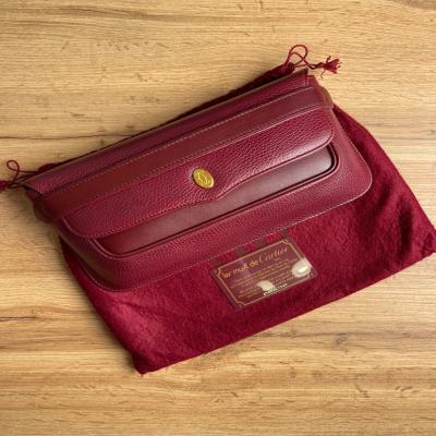 Must de Cartier leather clutch