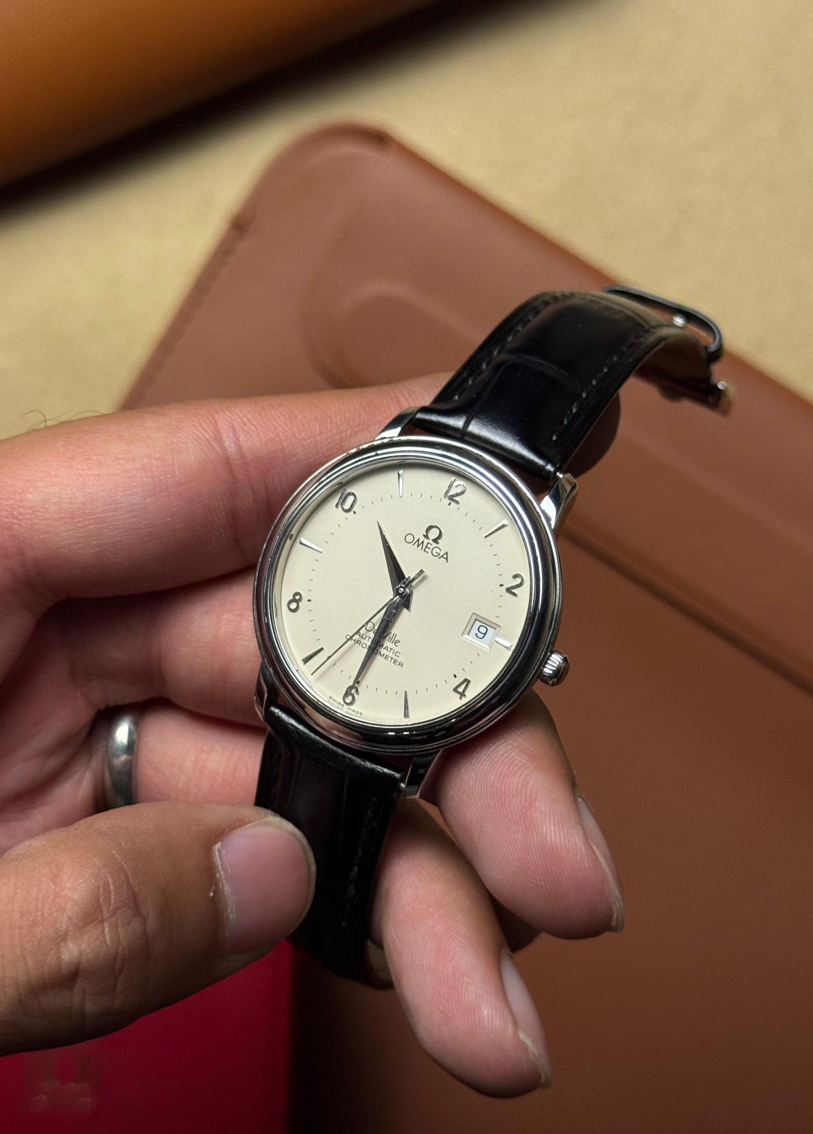 Omega de ville milky dial