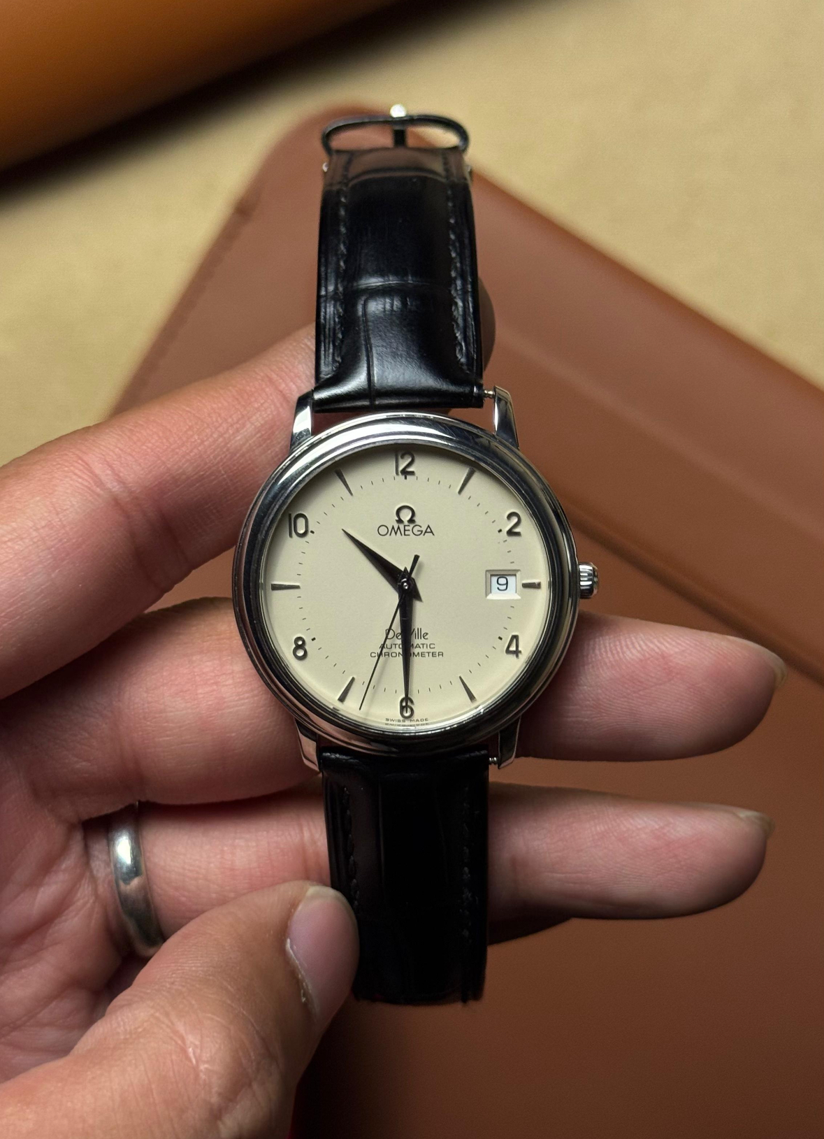 Omega de ville milky dial
