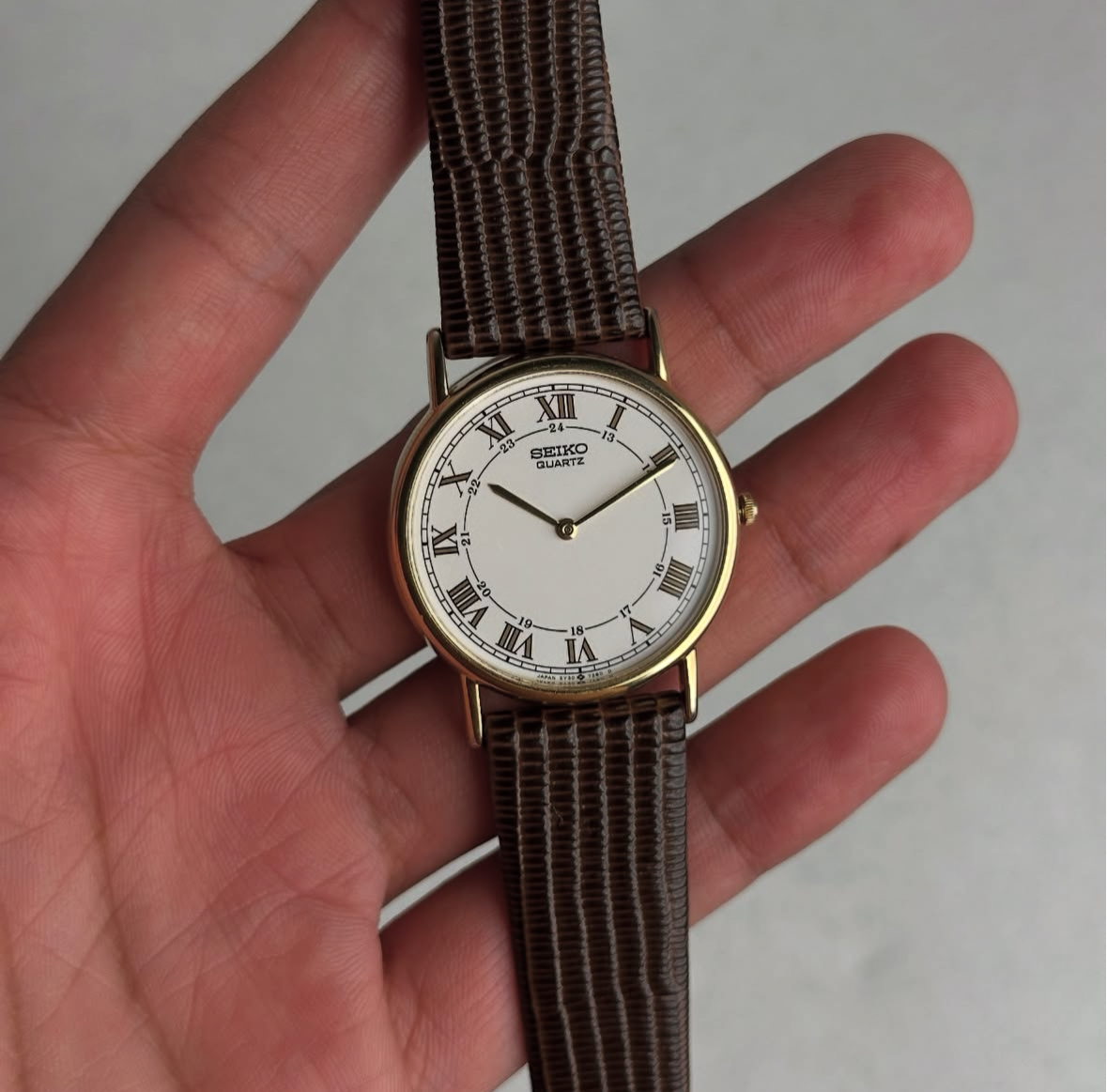 Seiko chiffres romains