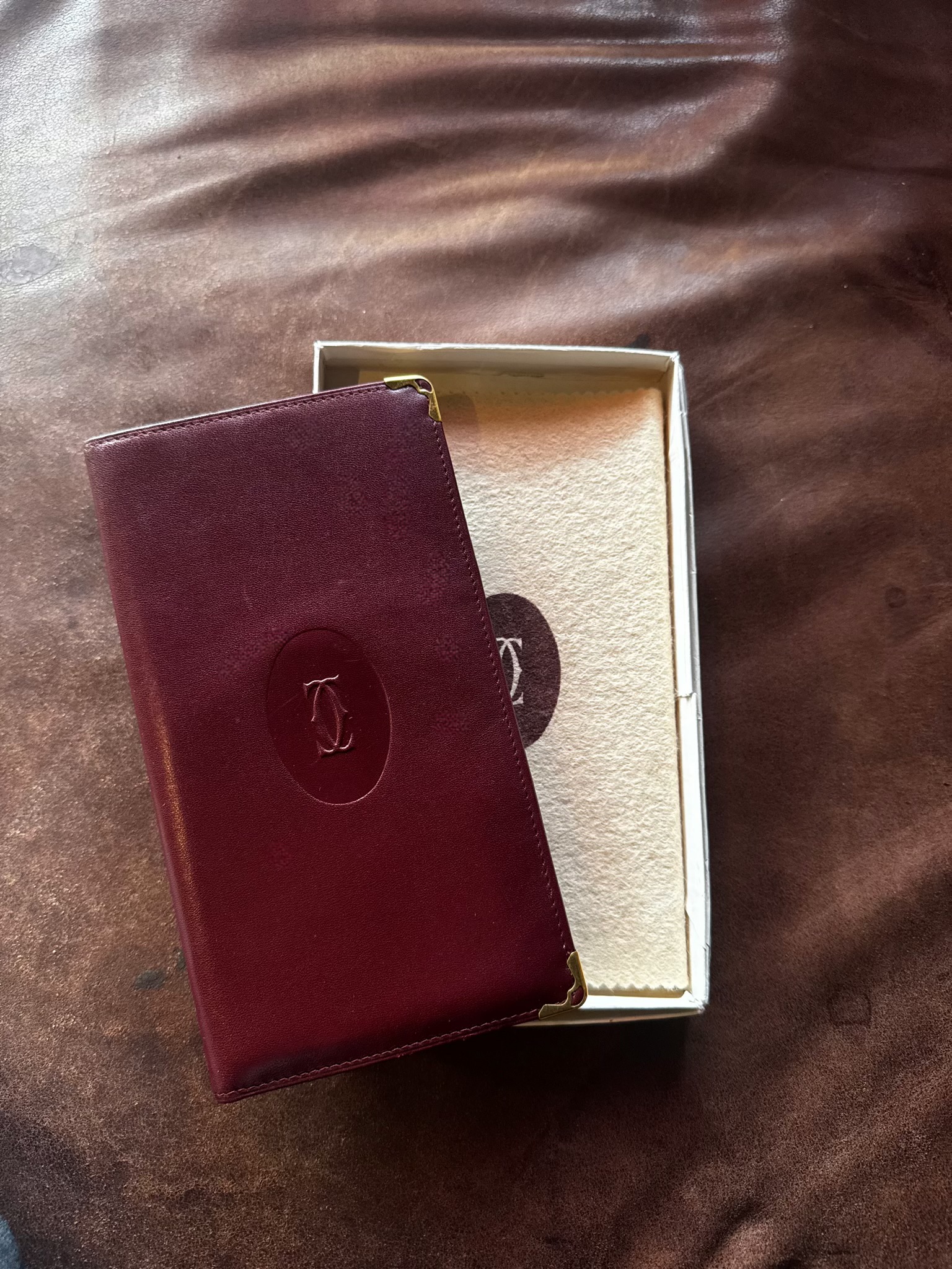 Vintage must de Cartier card holder