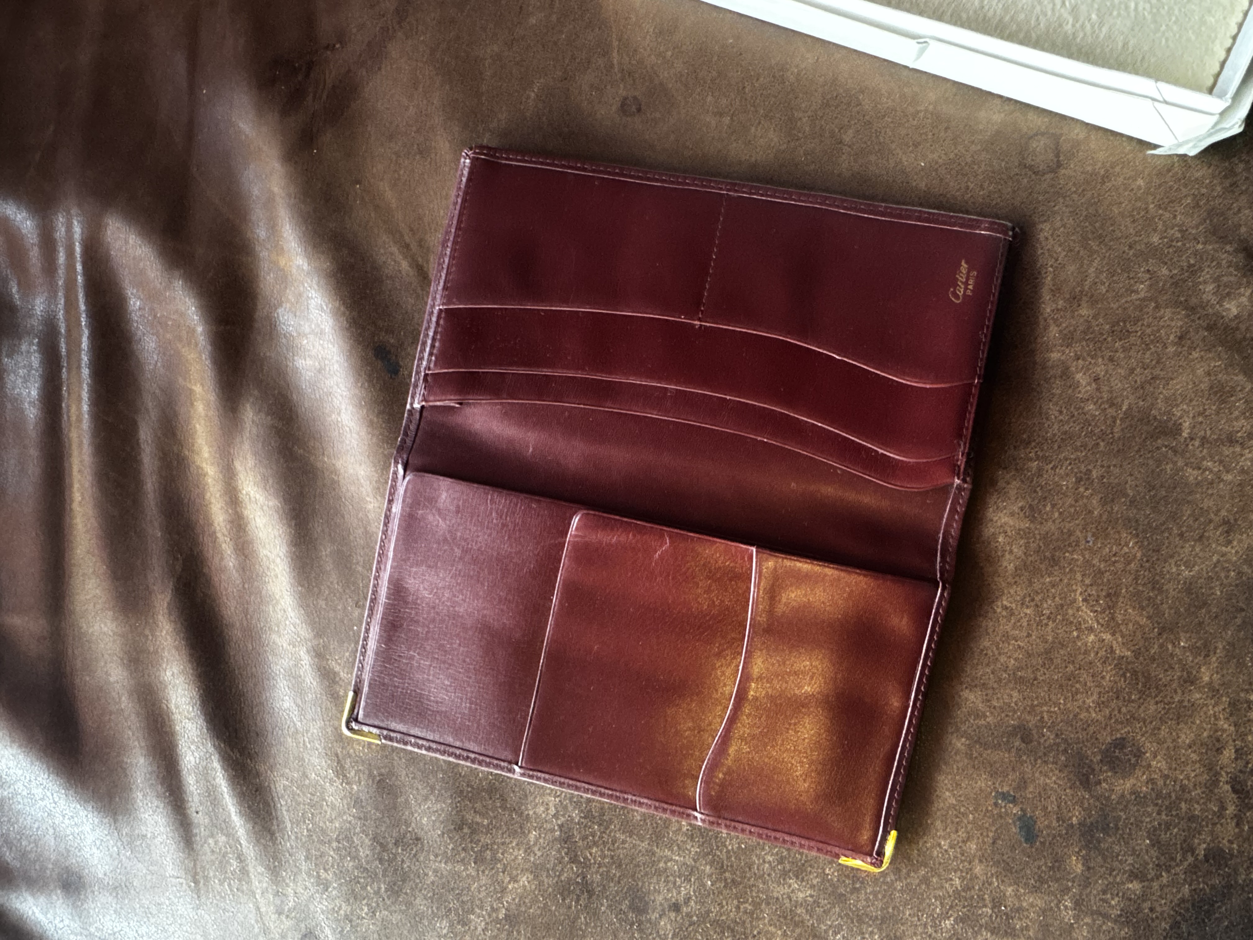 Vintage must de Cartier card holder