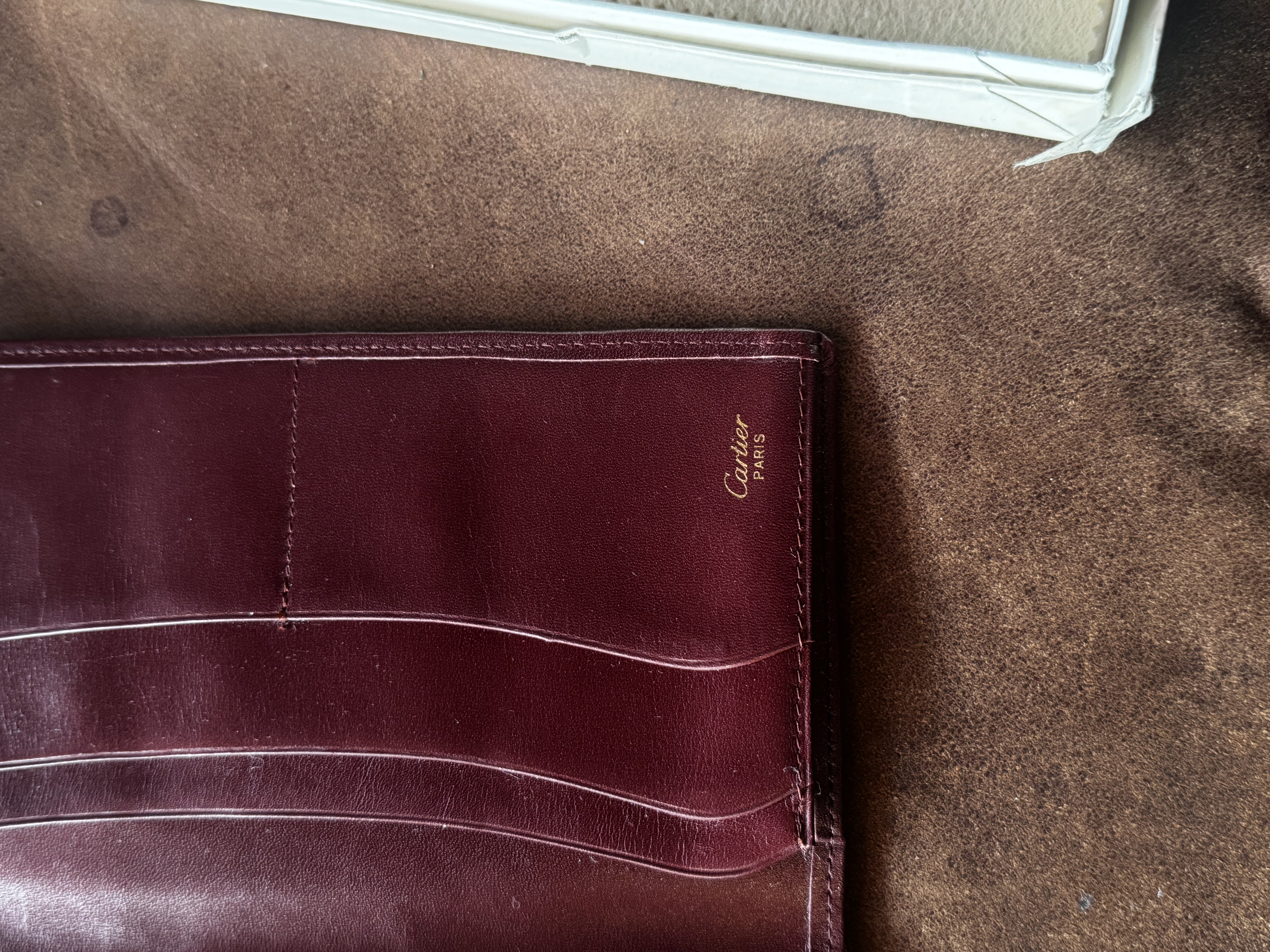 Vintage must de Cartier card holder