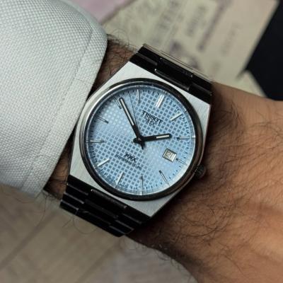 Tissot PKR blue 