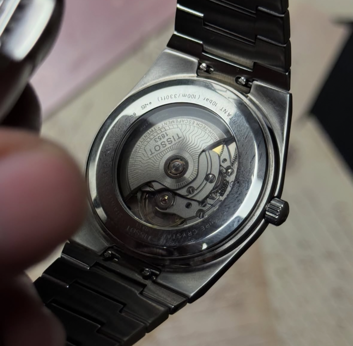Tissot PKR blue 
